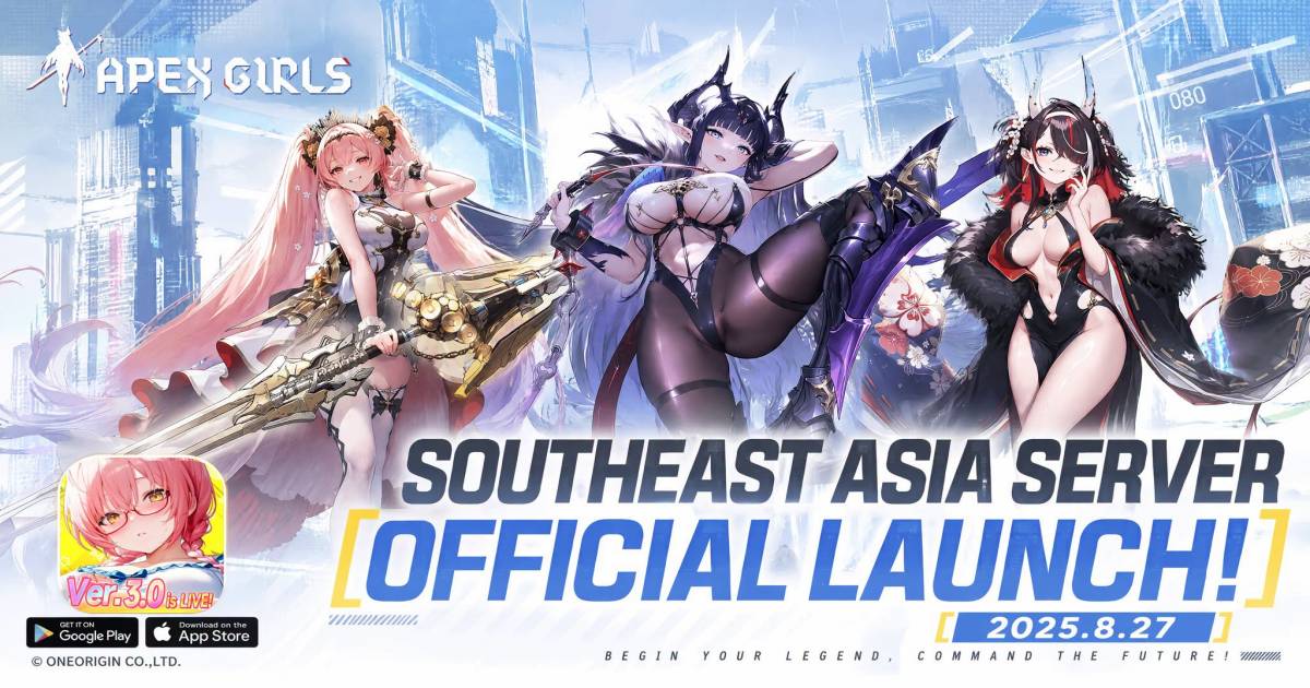 Apex Girls brings a post-apocalyptic world packed with mecha girls and idle RPG action to mobile in the SEA region
